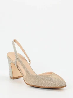 – Slingback-Pumps aus Metallicleder*Konstantin Starke Sale