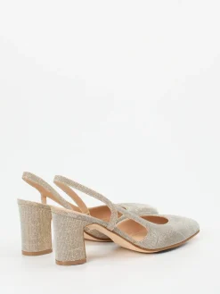 – Slingback-Pumps aus Metallicleder*Konstantin Starke Sale