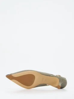 – Slingback-Pumps aus Textil Salbei*Konstantin Starke Clearance