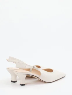 – Slingback-Pumps aus Lammleder Elfenbein*Konstantin Starke Discount