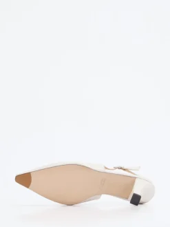 – Slingback-Pumps aus Lammleder Elfenbein*Konstantin Starke Discount