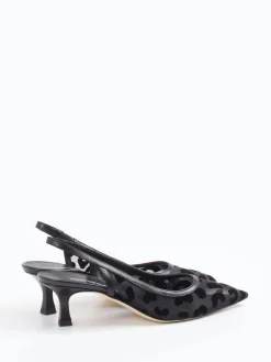 Damen Konstantin Starke – Slingback-Pumps aus Netzspitze