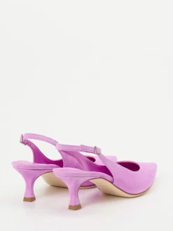 – Slingback-Pumps aus Veloursleder Pink*Konstantin Starke Sale