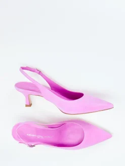 – Slingback-Pumps aus Veloursleder Pink*Konstantin Starke Sale