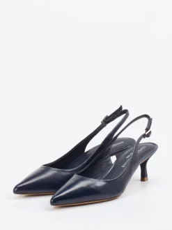 – Slingback-Pumps aus Lackleder Dunkel*Konstantin Starke Hot