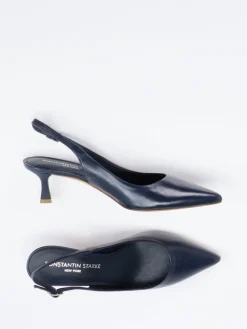 – Slingback-Pumps aus Lackleder Dunkel*Konstantin Starke Hot