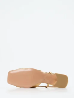 Damen Konstantin Starke – Slingback-Pumps aus Metallicleder