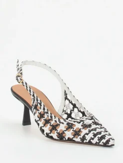 Damen Konstantin Starke – Slingback-Pumps aus Flechtleder