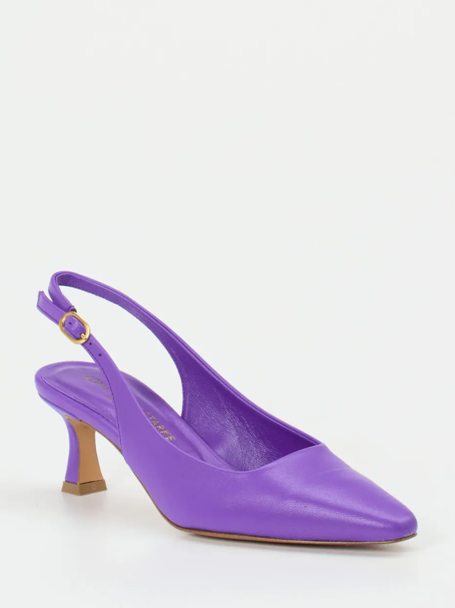 Damen Konstantin Starke – Slingback-Pumps aus Lammleder Violett