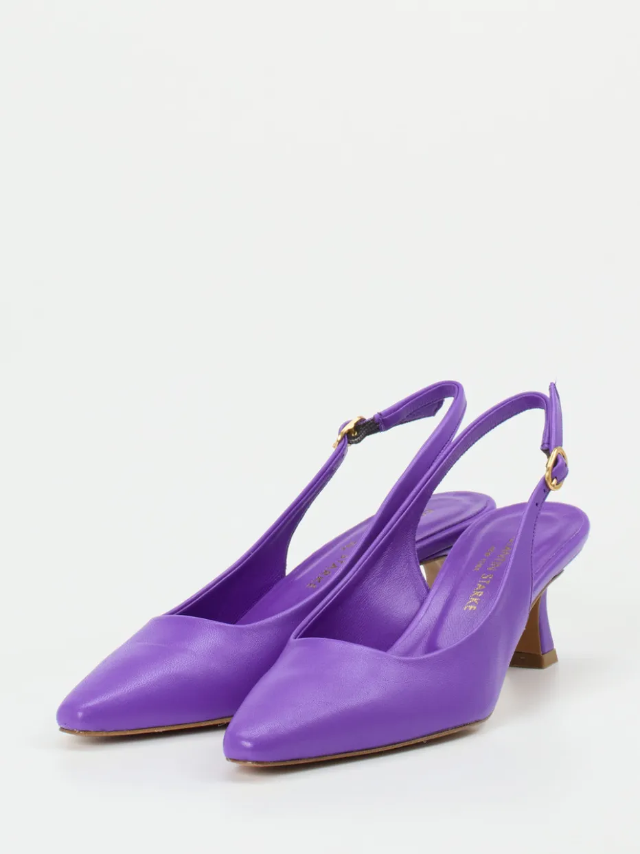 Damen Konstantin Starke – Slingback-Pumps aus Lammleder Violett