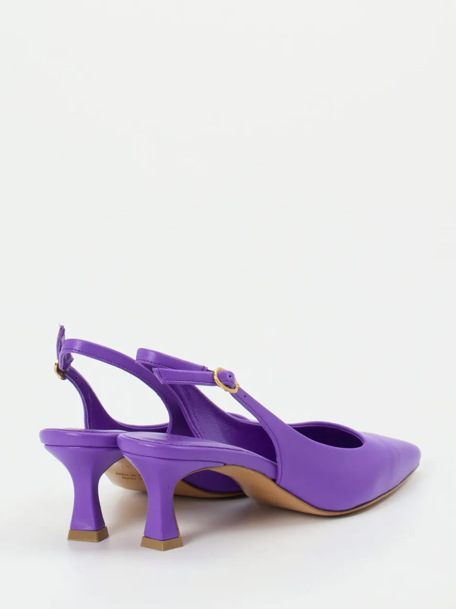 Damen Konstantin Starke – Slingback-Pumps aus Lammleder Violett