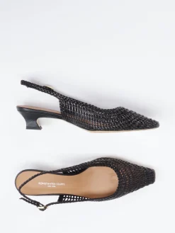 – Slingback-Pumps aus Flechtleder*Konstantin Starke New