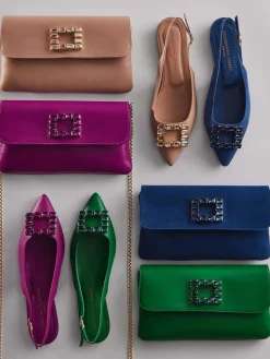 – Slingback-Ballerina aus Lammleder smaragd*Konstantin Starke Online