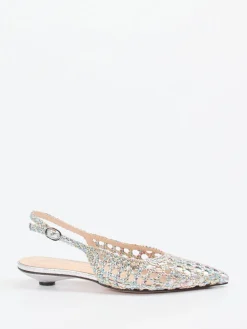 – Slingback-Ballerinas aus Flechtleder color*Konstantin Starke New