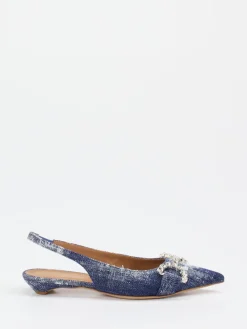 – Slingballerinas aus Denimtextil*Konstantin Starke Clearance