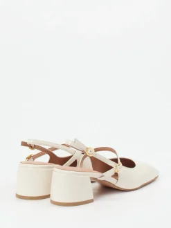 – Slingback-Pumps aus Lackleder cremeweiß*Konstantin Starke Best