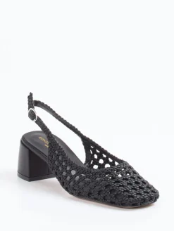 Damen Konstantin Starke – Slingback-Pumps aus Flechtleder