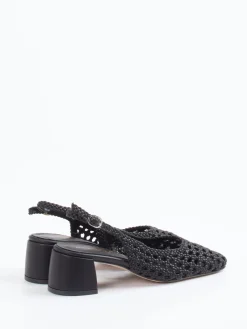 Damen Konstantin Starke – Slingback-Pumps aus Flechtleder