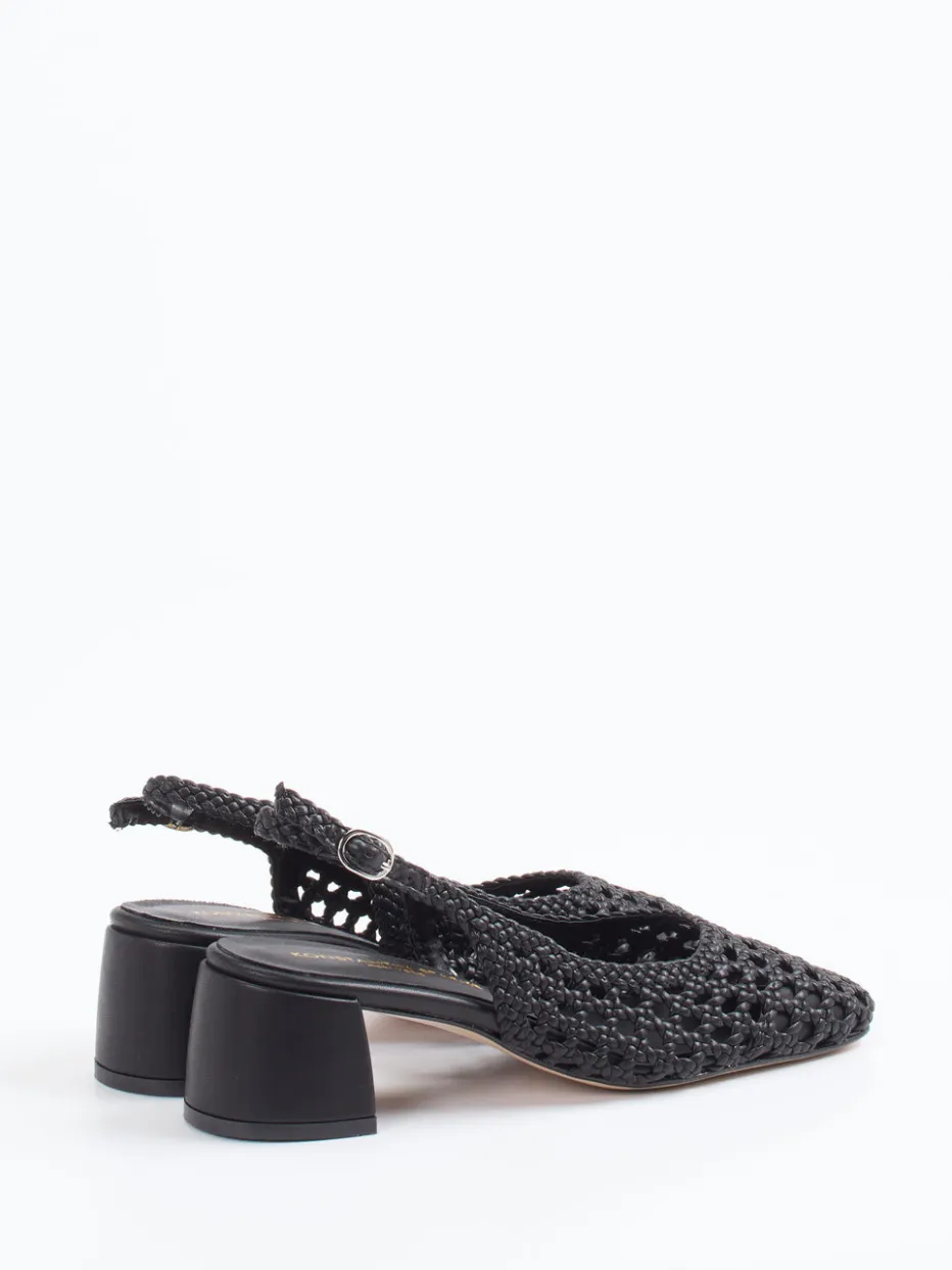 Damen Konstantin Starke – Slingback-Pumps aus Flechtleder