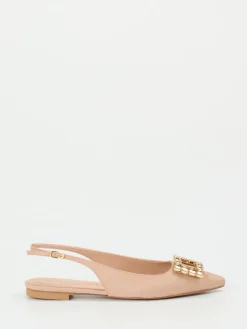 Damen Konstantin Starke – Slingback-Ballerina aus Lammleder Nude