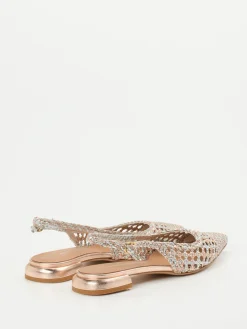 – Slingback-Ballerinas aus Flechtleder Roségold*Konstantin Starke Sale