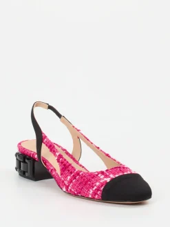 – Slingback-Pumps aus Bouclé-Textil*Konstantin Starke Hot