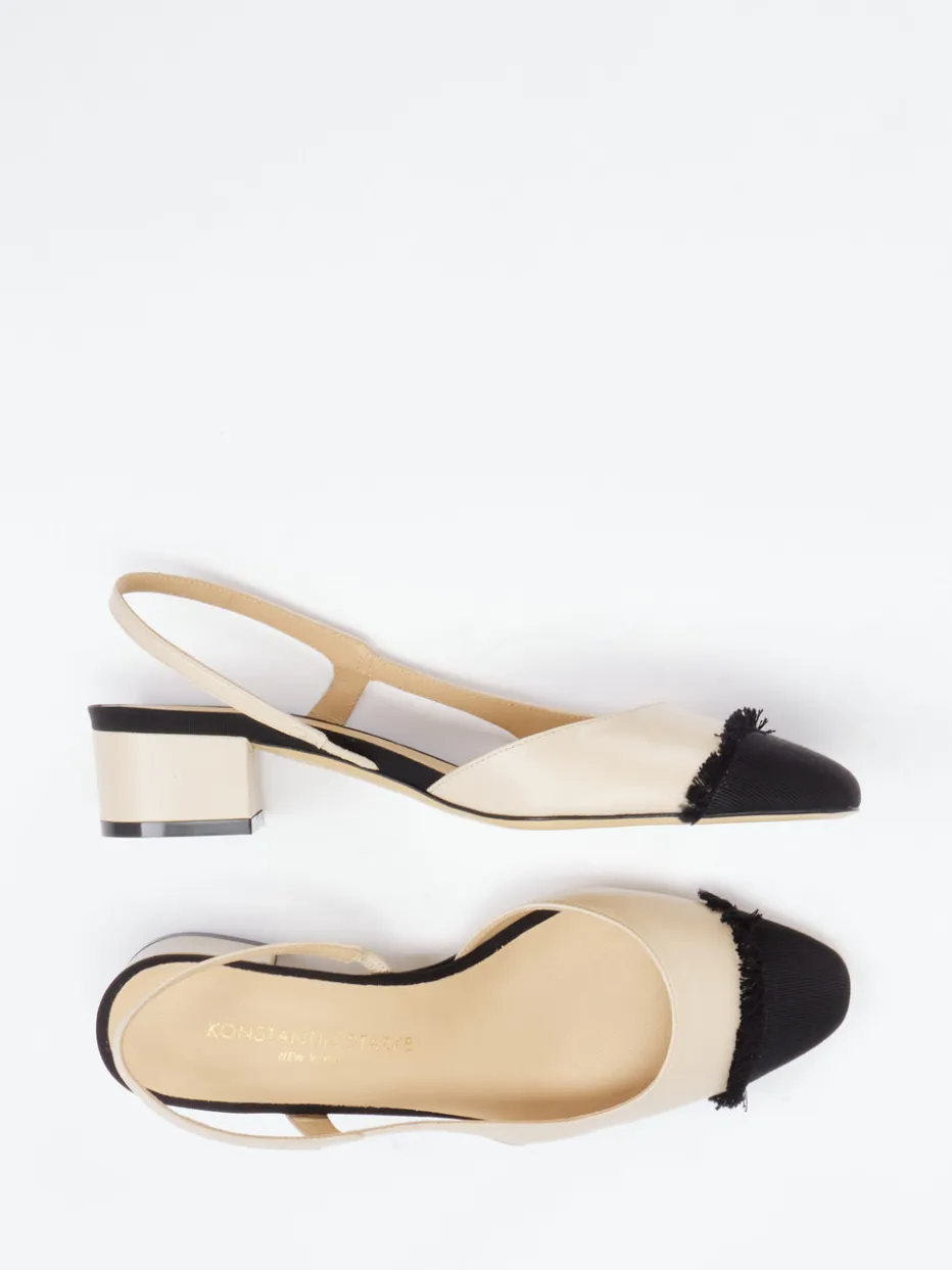 Damen Konstantin Starke – Slingbacks aus Lammleder -schwarz