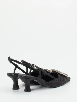 Damen Konstantin Starke – Slingback-Pumps aus Flechtleder