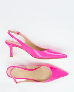 Damen Konstantin Starke – Slingback-Pumps aus Hochglanzleder