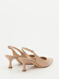 – Slingpumps aus Hochglanzleder*Konstantin Starke New