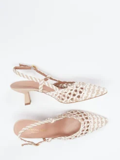 – Slingpumps aus Flechtleder*Konstantin Starke Outlet