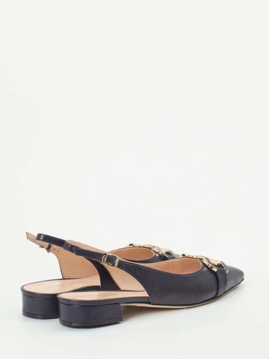 Damen Konstantin Starke – Slingpumps aus Lammleder Dunkel