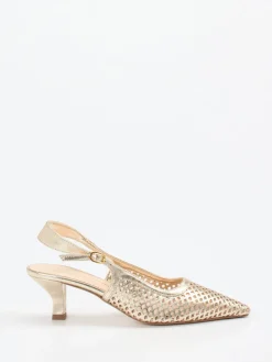 – Slingpumps aus Metallicleder*Konstantin Starke Discount