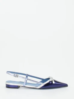 – Slingpumps aus Metallicleder*Konstantin Starke