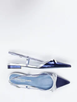 – Slingpumps aus Metallicleder*Konstantin Starke