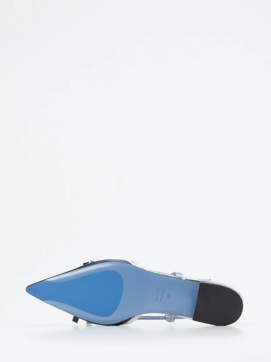 – Slingpumps aus Metallicleder*Konstantin Starke