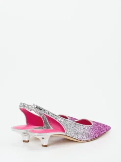 – Slingpumps aus Metallicleder Pink*Konstantin Starke Discount