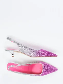 – Slingpumps aus Metallicleder Pink*Konstantin Starke Discount