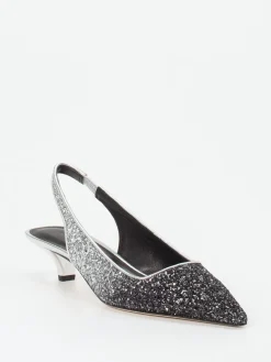 – Slingpumps aus Metallicleder*Konstantin Starke Clearance
