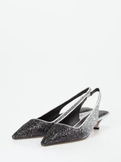 – Slingpumps aus Metallicleder*Konstantin Starke Clearance