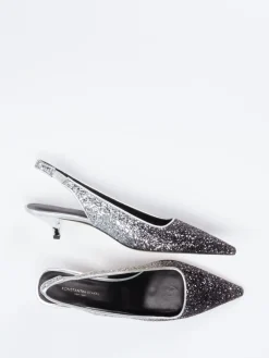 – Slingpumps aus Metallicleder*Konstantin Starke Clearance