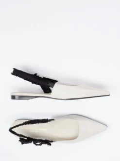 Damen Konstantin Starke – Slingpumps aus Kalbleder cremeweiß