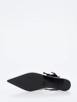 Damen Konstantin Starke – Slingpumps aus Kalbleder cremeweiß