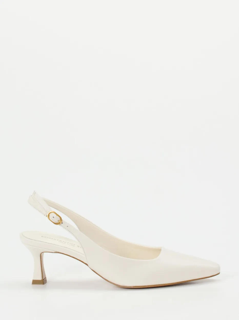 Damen Konstantin Starke – Slingpumps aus Lammleder creme