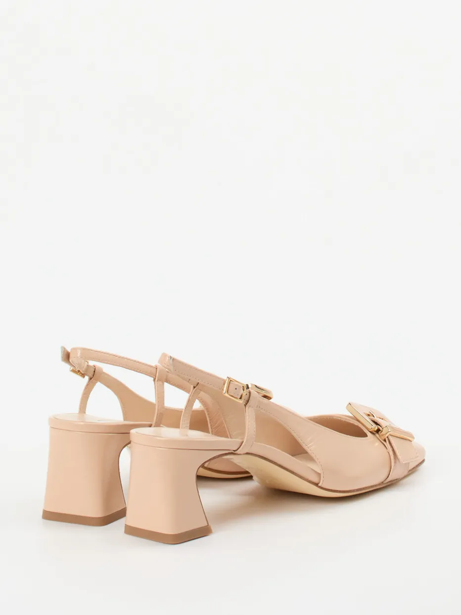 – Slingpumps aus Lackleder nude*Konstantin Starke New