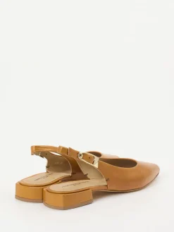 Damen Konstantin Starke – Slingpumps aus Lammleder cognacfarben