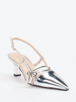 – Slingpumps aus Metallicleder*Konstantin Starke Discount
