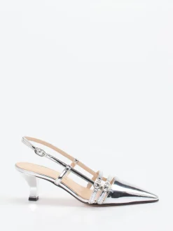 – Slingpumps aus Metallicleder*Konstantin Starke Discount