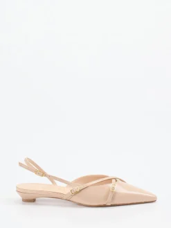 – Slingpumps aus Lackleder in Nude*Konstantin Starke Discount