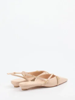 – Slingpumps aus Lackleder in Nude*Konstantin Starke Discount